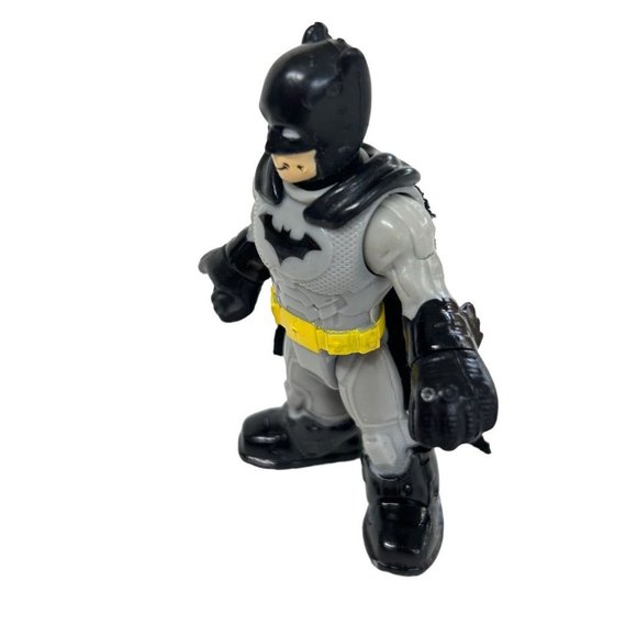 Fisher-Price Imaginext DC Super Friends Batman Gray Yellow Action Figure (S14) - Picture 5 of 8